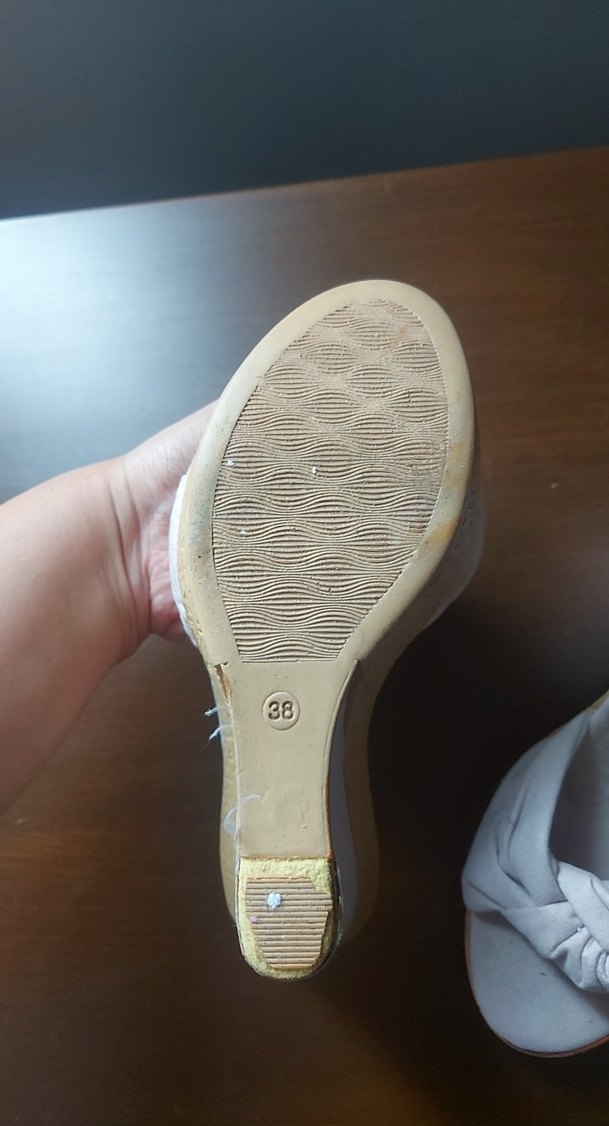 Pudra Dolgu Topuklu Kadın Terlik - Görsel 2