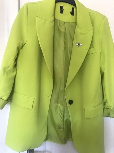 s Beden yeşil Renk Blazer Ceket