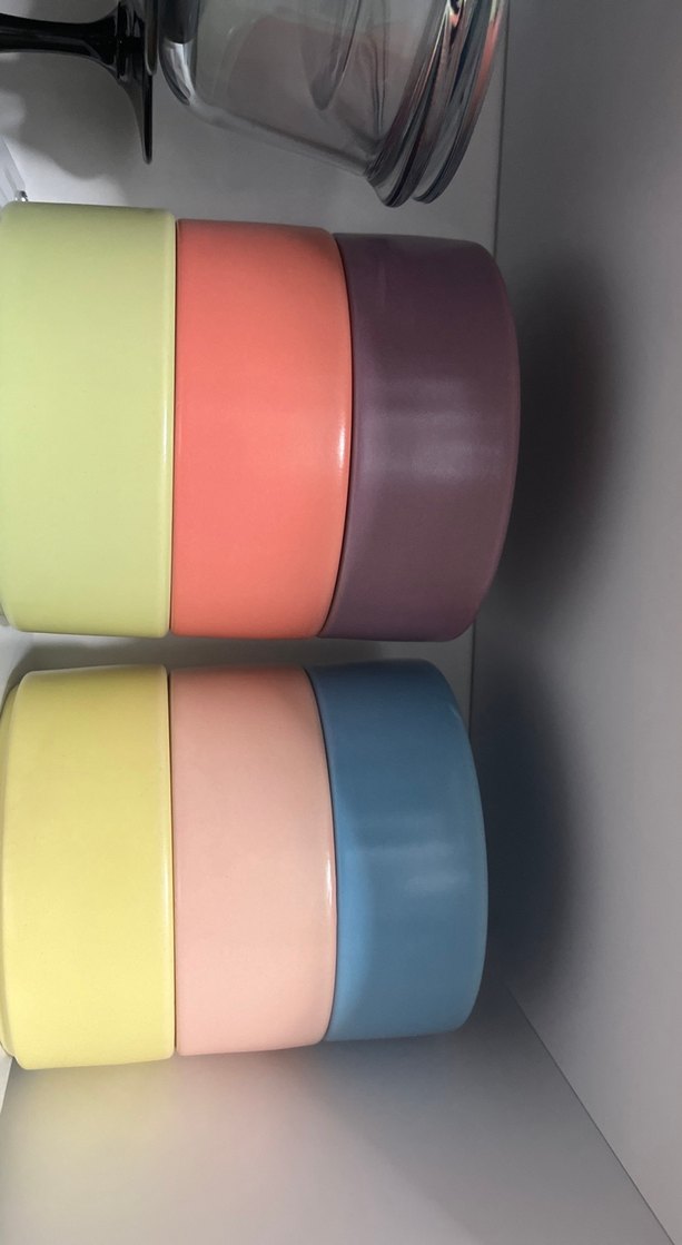 Pastel Renkli Çoklu seramik tabak - Görsel 2