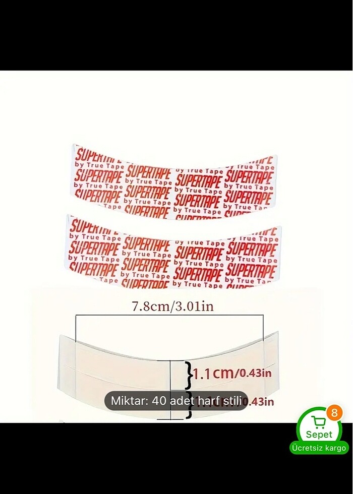 Supertape sıfır saç bandı - Görsel 2