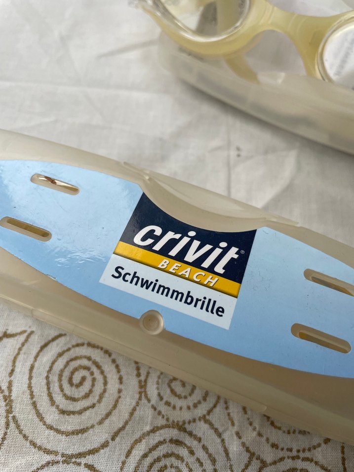 Crivit Beach Beyaz Parlak Yüzücü Gözlüğü tanesi 190 - Görsel 2