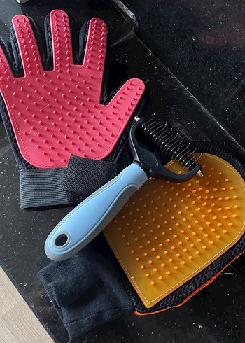 Renkli Kedi Tüy Bakım Seti - Görsel 2