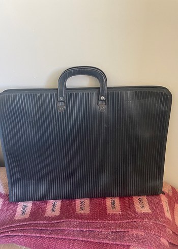 Klasik Siyah mimar/ressam/evrak çantası
