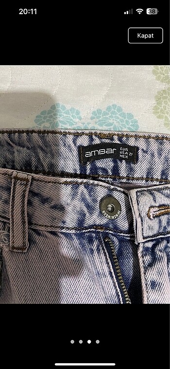 27 Beden ambar wide leg jean