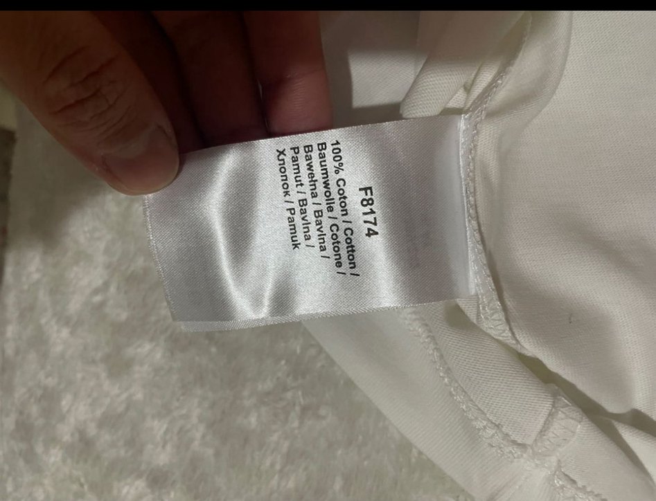 Lacoste kadın  Beyaz Baskılı Tişört - Görsel 3