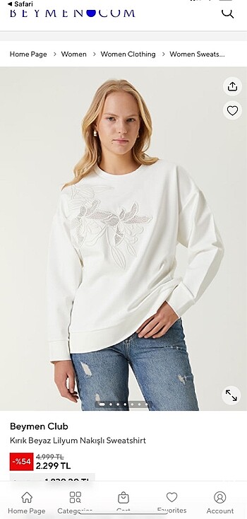 m Beden Beymen sweatshirt