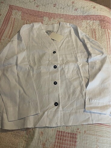 Cos keten gömlek - Görsel 7