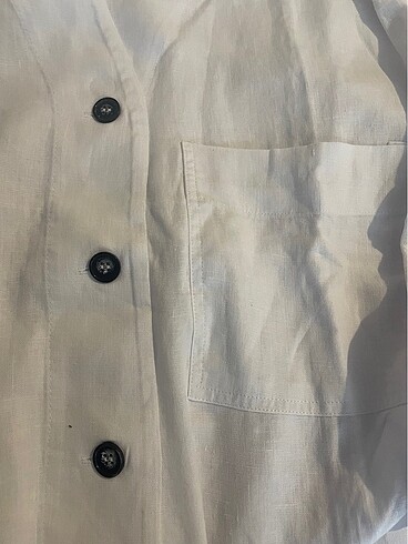 Cos keten gömlek - Görsel 6