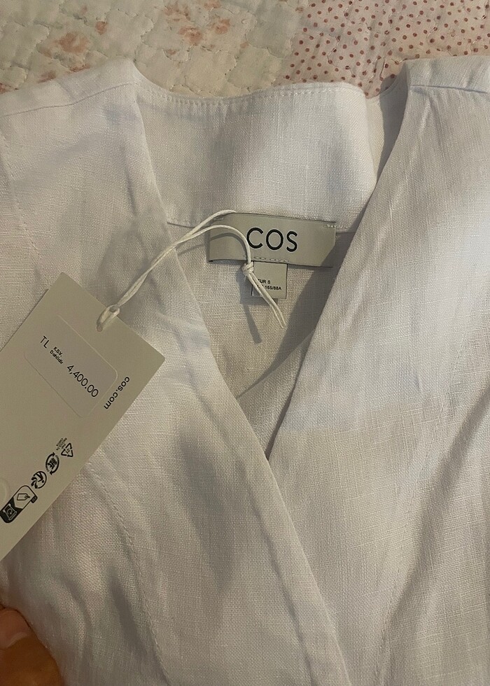 Cos keten gömlek - Görsel 4