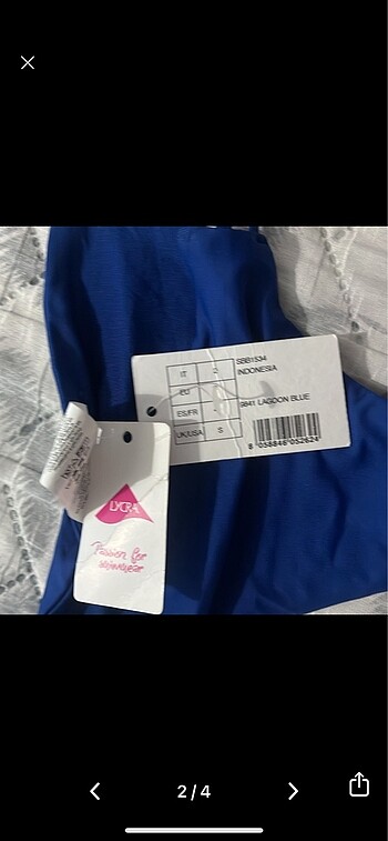 Calzedonia calzedonia bikini altı saks mavisi