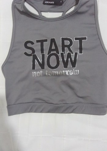 Gri Sırt Detaylı Spor Sütyeni, kadın spor giyim - Görsel 3