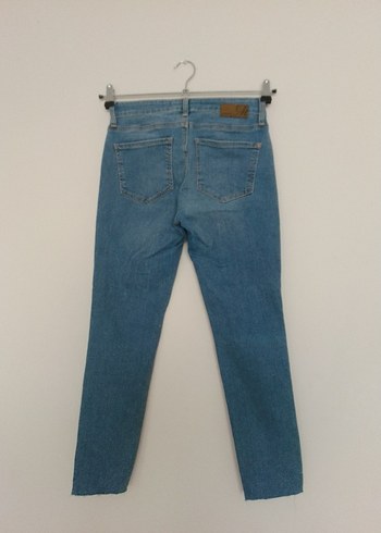 Mavi Jeans Yırtık Detaylı Mavi Midi Kadın Kot Pantolon