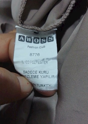 Bej Kemerli Midi Elbise ofis ve davetlere uygun - Görsel 10