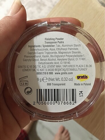 Gartis sabitleyici pudra - Görsel 3
