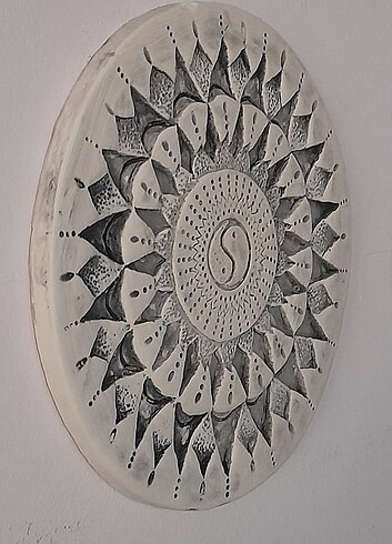  Beden beyaz Renk Mandala