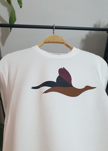 m Beden beyaz Renk Beymen Club Kadın Sweatshirt
