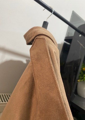 Zara Süet Bomber Ceket - Görsel 5