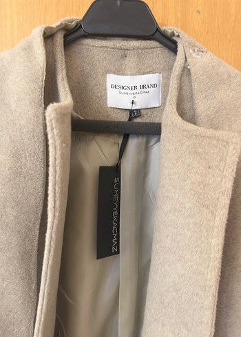 Sümeyye Kaçmaz Şal Yaka Kaşmir Kaban - Görsel 4