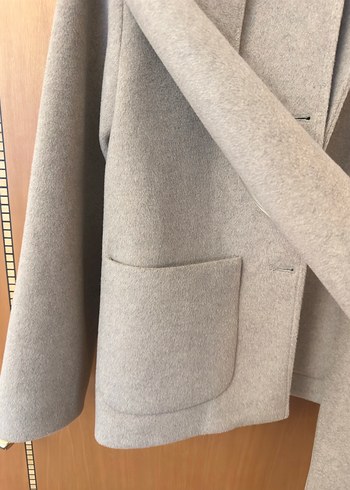 Sümeyye Kaçmaz Şal Yaka Kaşmir Kaban - Görsel 6