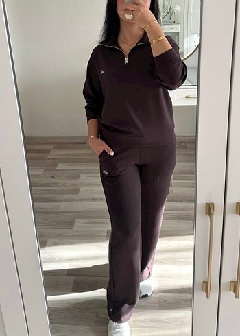 Alo Kahverengi Modal Eşofman Takımı - Görsel 2