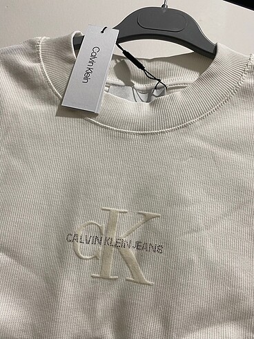 m Beden Calvin Klein Fitilli Crop