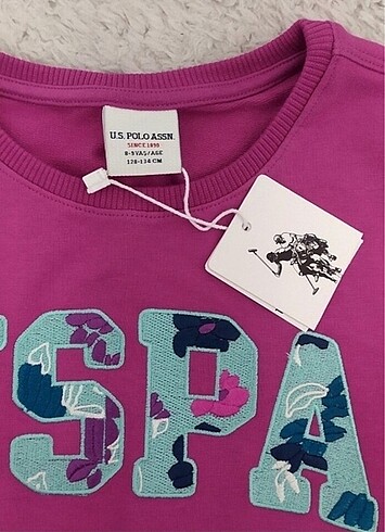 U.S Polo Assn. Orjinal Uspa kız çocuk sweatshirt