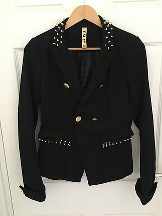 Siyah blazer ceket