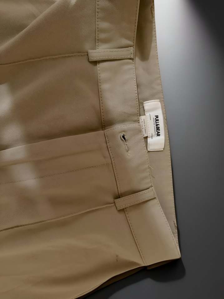 Bej  Kadın Kumaş Pantolon - Görsel 2