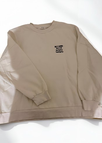 Kadın Baskılı Pamuklu Sweatshirt - Görsel 2