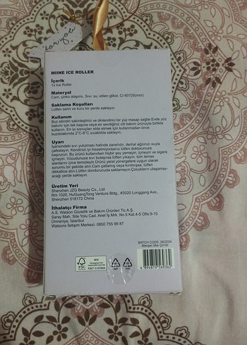 Miine Buz Roller Yüz Masaj Aleti - Görsel 2