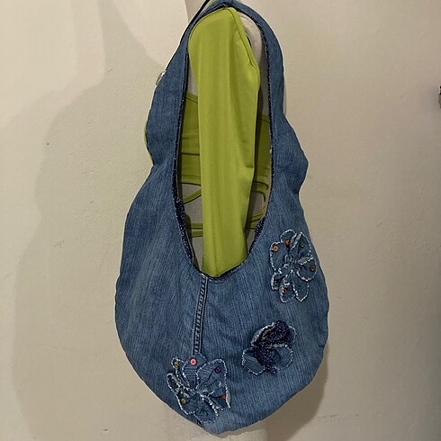 American Vintage Y2k vintage kot kol çantası