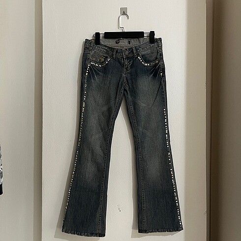 Vintage y2k kot pantolon