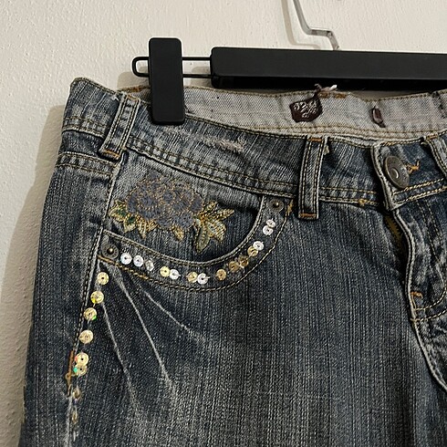 s Beden mavi Renk Vintage y2k kot pantolon