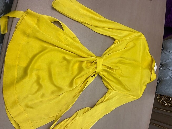 m Beden sarı Renk İPEKYOL tunik elbise