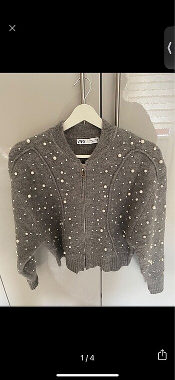 Zara Zara incili bomber hırka