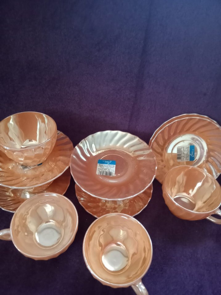 nostaljik sarı Fincan Seti - Görsel 3