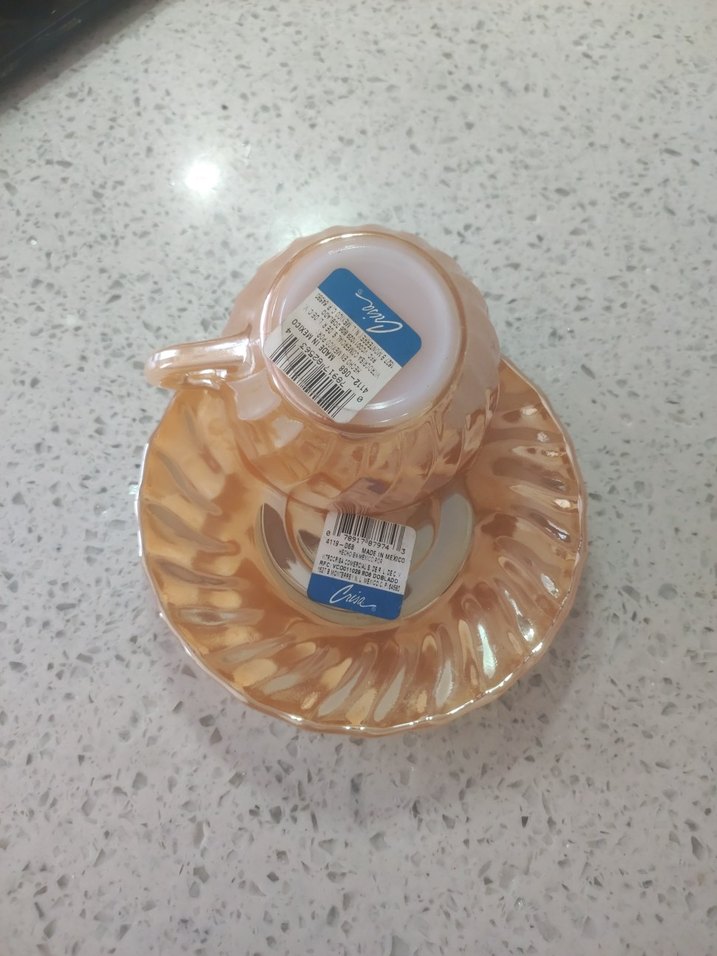 nostaljik sarı fincan - Görsel 4