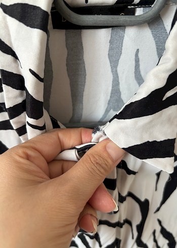 Zebra Desenli Uzun Kollu Gömlek - Görsel 6