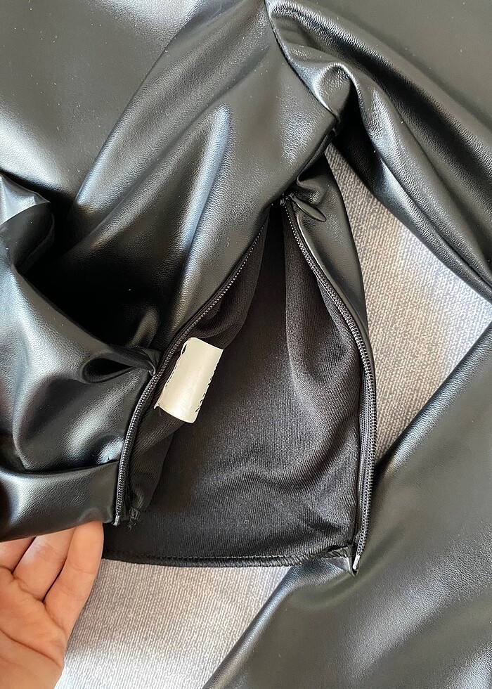 Deri Görünümlü Uzun Kollu - Görsel 2