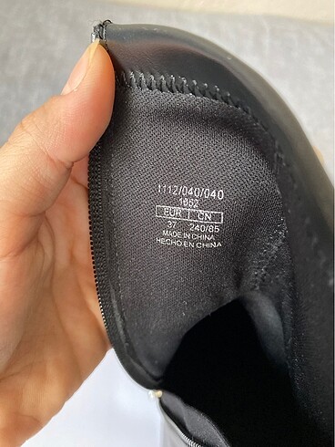 Pull&Bear Suni Deri Kalın Topuklu Bot - Görsel 5