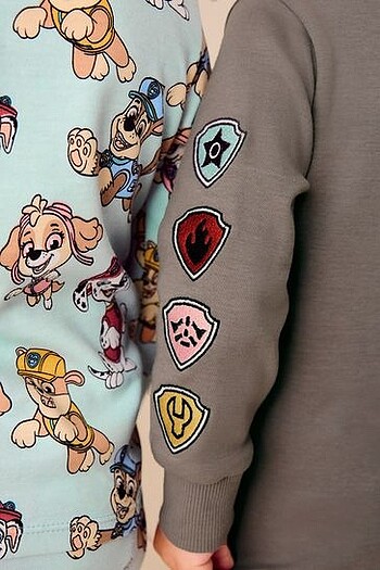 8 Yaş Beden çeşitli Renk Next Paw devriye pijama takımı