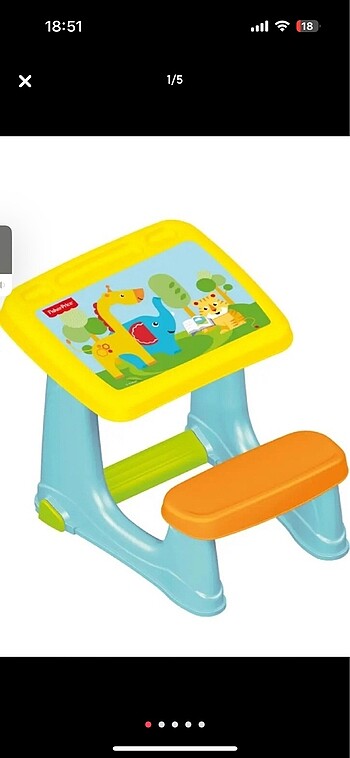 Fisher Price Çocuk çalışma masası