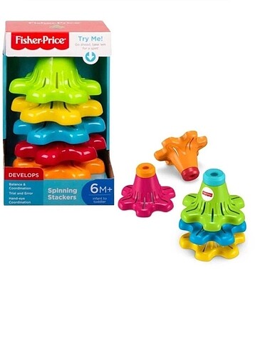 Ficher Price dönen eğlenceli kuleler - Görsel 2