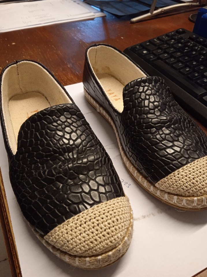 Yılan Desenli Kadın  Espadril - Görsel 3