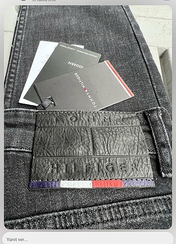 30 Beden gri Renk Efsane Tommy Hilfiger wakimwz