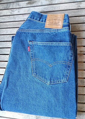 Levis Mavi Denim Jean Bedenleri Var Orijinal