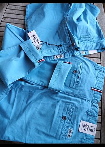 30 Beden Mavi Regular Denim Erkek