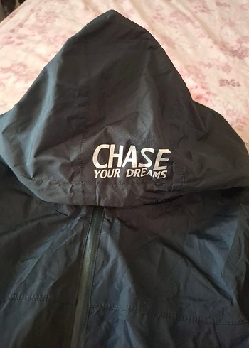 Siyah Kapüşonlu Fermuarlı Kadın Spor Yagmurluk Ceket - Görsel 7