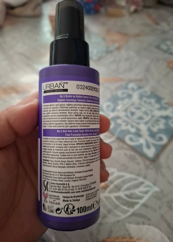 Urban Expert Series Biotin & Kafein Sprey Tonik - Görsel 2