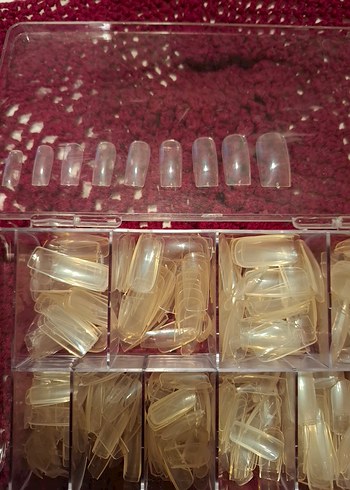 Tırnak tipsi şeffaf - Görsel 2